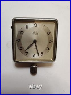 Rare Early VDO Kienzle 1 Tag Auto Vintage Car Clock Non Working For Parts