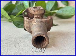 Rare Old Vintage Rustic Iron Old Jeep / Car Driveshaft Parts, Vintage Car Parts