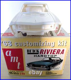 Rare! Original Vintage Amt 1963 Buick Riviera Kit Complete-parts Super Nice