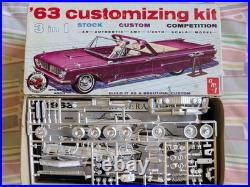 Rare! Original Vintage Amt 1963 Buick Riviera Kit Complete-parts Super Nice