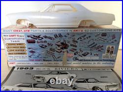 Rare! Original Vintage Amt 1963 Buick Riviera Kit Complete-parts Super Nice