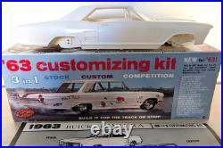 Rare! Original Vintage Amt 1963 Buick Riviera Kit Complete-parts Super Nice