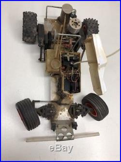 Rare Vintage Kyosho robbe Buggy Car OS MAX Gas RC Engine, HMI Suspension Part