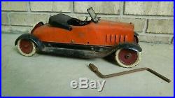 Rare Vintage Structo Stutz Bearcat Mechanical Car, Rough (PARTS or REPAIR)