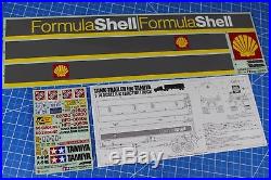 Rare Vintage Tamiya 1/14 R/C Semi Shell Oil Tanker Tank Trailer Decal Sticker