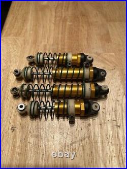 Rare Vintage Team Associated Rc-10 Old Gold Pan Buggy Parts Car With Extras