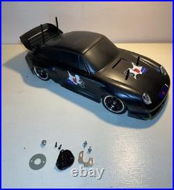 Rc Vintage Car 1/10 Tamiya Belt Drive RC 4WD TA03 TA03RS 58193 Porsche Parts Car