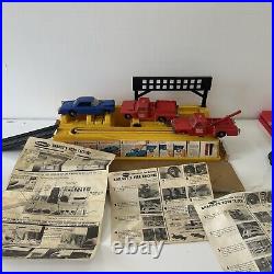 Remco Barney's Auto Factory Cars Vintage 1964 As-Is For Parts Project READ