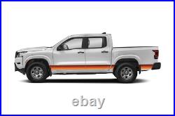 Retro sport stripe graphic design decal sticker for Nissan Frontier 2022-Present