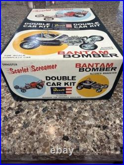 Revell Double Car Scarlet Screamer/bantam Bomber Orig Kit! Circa 1963! Vmcp