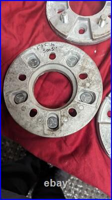 SET Vintage NOS Wheel Adapters 4.50 & 4.75 Ford & Chevy car to 5 on 5 Wheels