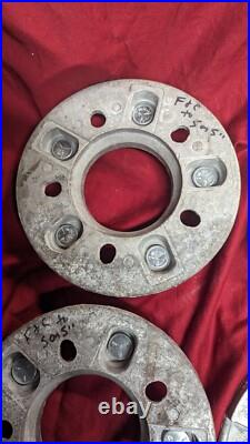 SET Vintage NOS Wheel Adapters 4.50 & 4.75 Ford & Chevy car to 5 on 5 Wheels