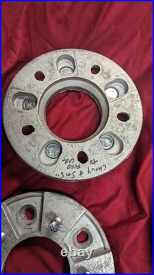 SET Vintage NOS Wheel Adapters 4.50 & 4.75 Ford & Chevy car to 5 on 5 Wheels