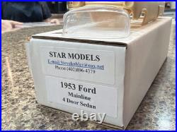 STAR MODELS RESIN 1953 FORD 4-DOOR SEDAN RESIN KIT! CIRCA 2000's! VMCP