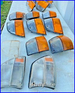 Saab 900 99 Misc Lot of Front Marker Light Housing Blinker Parts Car Vintage