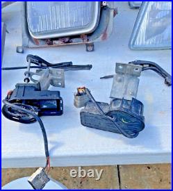 Saab 900 99 Misc Lot of Headlight Frame Housing Cover Wiper Parts Car Vintage