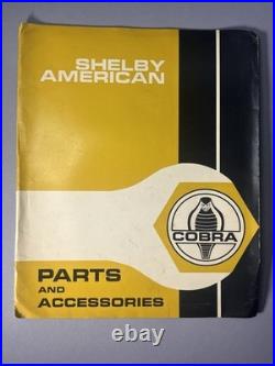 Shelby Cobra Car Parts & Accessories Catalog Carroll Shelby Vintage 1966
