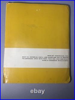 Shelby Cobra Car Parts & Accessories Catalog Carroll Shelby Vintage 1966