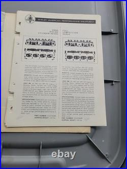 Shelby Cobra Car Parts & Accessories Catalog Carroll Shelby Vintage 1967