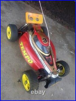 Sinyih Tempo RC Car Roller 1/8 Nitro Rc Car Vintage For Parts Or Repair