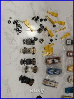 Slot Car Chassis & Body Covers Vtg HO Scale FOR PARTS OR REPAIR not tested