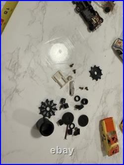 Slot Car Chassis & Body Covers Vtg HO Scale FOR PARTS OR REPAIR not tested