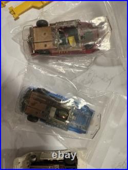 Slot Car Chassis & Body Covers Vtg HO Scale FOR PARTS OR REPAIR not tested