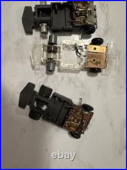 Slot Car Chassis & Body Covers Vtg HO Scale FOR PARTS OR REPAIR not tested