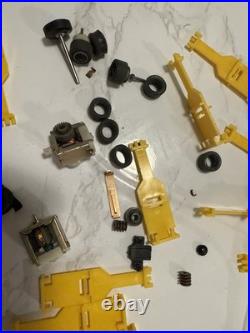 Slot Car Chassis & Body Covers Vtg HO Scale FOR PARTS OR REPAIR not tested