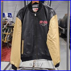 So-Cal Speed Shop Jacket XL Leather Embroidered vtg hot rod bonneville scta coat
