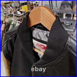 So-Cal Speed Shop Jacket XL Leather Embroidered vtg hot rod bonneville scta coat