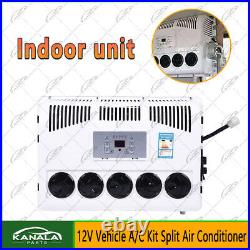 Split AC 12V 12000BTU Truck Cab Air Conditioner Fits Semi Trucks Bus RV Caravan