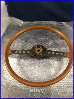 Steering Wheel Steering Wood Compatible With Fiat 124 Coupe' 850 Coupe'Spider