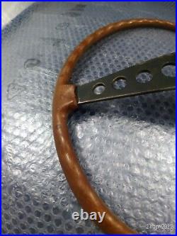 Steering Wheel Steering Wood Compatible With Fiat 124 Coupe' 850 Coupe'Spider