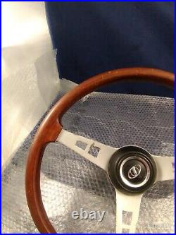 Steering Wheel Wood Hellebore Compatible With Innocenti Mini Cooper Leyland