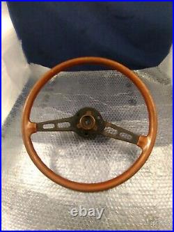 Steering Wheel Wood Original Compatible With Fiat 850 Sport Special 380MM
