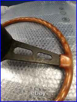 Steering Wheel Wood Original Compatible With Fiat 850 Sport Special 380MM