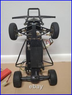 TAMIYA HORNET RC Car VINTAGE with 1934 Ford Victoria Body. Sold For Parts