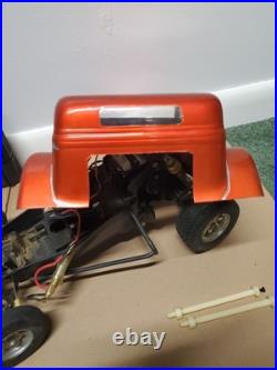 TAMIYA HORNET RC Car VINTAGE with 1934 Ford Victoria Body. Sold For Parts