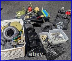 TAMIYA Wild Willy M38 1/10 Early Vintage RC Car with Late Spare Body Parts TAMIYA Wild Willy M38 1/10 Early Vintage RC Car with Late Spare Body Parts