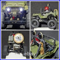 TAMIYA Wild Willy M38 1/10 Early Vintage RC Car with Late Spare Body Parts TAMIYA Wild Willy M38 1/10 Early Vintage RC Car with Late Spare Body Parts