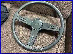 TOYOTA Carina 2000GT Vintage Genuine Steering Wheel Car Auto Parts Black Japan