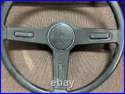 TOYOTA Carina 2000GT Vintage Genuine Steering Wheel Car Auto Parts Black Japan