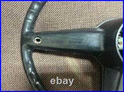 TOYOTA Carina 2000GT Vintage Genuine Steering Wheel Car Auto Parts Black Japan