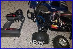 TRAXXAS SLEDGEHAMMER vintage rc car collector truck electric sold as is flag
