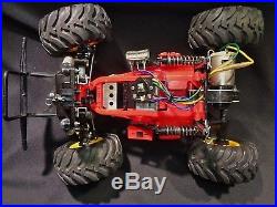 Tamiya Blackfoot Vintage Roller and Spare Parts Pre-Owned
