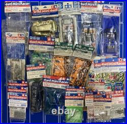 Tamiya Mini 4WD vintage parts Lot of 25 Unopend old stock