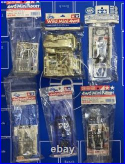 Tamiya Mini 4WD vintage parts Lot of 25 Unopend old stock