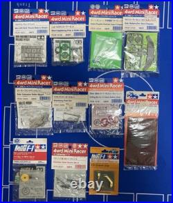 Tamiya Mini 4WD vintage parts Lot of 25 Unopend old stock
