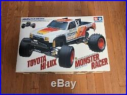 Tamiya Toyota Hilux Monster Racer RC Truck 58086 Box CIB Vintage Lot 1990